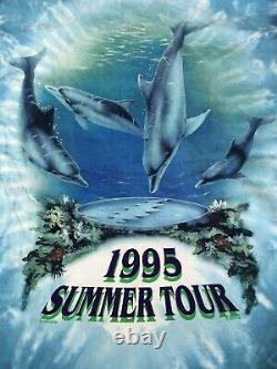 Vintage Deadstock Grateful Dead Aqua Underwater 1995 Tour T Shirt Size Xl