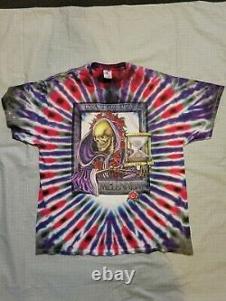 Vintage Delta Grateful Dead Millennium Tour Graphic T Shirt XL Tie Dye 1997