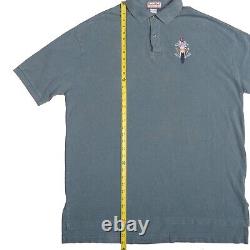 Vintage Desert Wash Grateful Dead Psycle Sam Embroidered Polo Shirt Men's XL