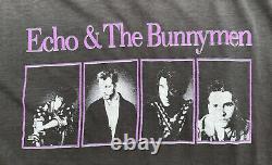 Vintage Echo And The Bunnymen Concert Tour T Shirt Dead Stock