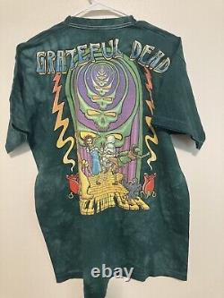 Vintage GRATEFUL DEAD Follow the Golden Road Fall Tour 1994 XL Wizard Of Oz