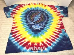 Vintage GRATEFUL DEAD Sz XL 1995 SUMMER TOUR 90s Not Fade Away Tie-Dye T-shirt