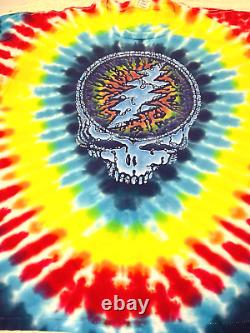 Vintage GRATEFUL DEAD Sz XL 1995 SUMMER TOUR 90s Not Fade Away Tie-Dye T-shirt