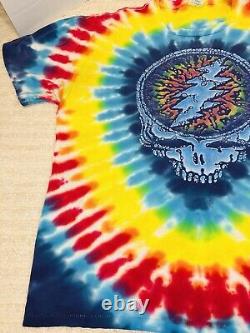 Vintage GRATEFUL DEAD Sz XL 1995 SUMMER TOUR 90s Not Fade Away Tie-Dye T-shirt