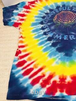 Vintage GRATEFUL DEAD Sz XL 1995 SUMMER TOUR 90s Not Fade Away Tie-Dye T-shirt