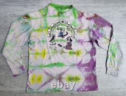 Vintage GRATEFUL DEAD Tie Dye Long Sleeve Single Stitch T Shirt Distressed M/L