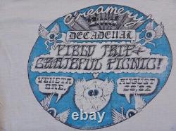 Vintage Grateful Dead 1982 Oregon Decadenal Field Trip Tee Shirt Size Medium