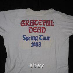 Vintage Grateful Dead 1983 Spring Tour Concert T-Shirt Size L