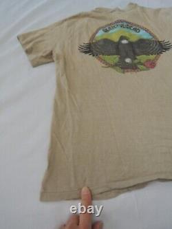 Vintage Grateful Dead 1984 Tee Shirt David Lundquist Art Hanes Tan Size Large