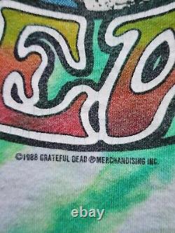 Vintage Grateful Dead 1988 Bertha T Shirt Tie dye XL VTG 80s BONUS T
