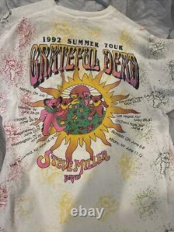 Vintage Grateful Dead 1992 Summer Tour Croquet Skeleton T Shirt