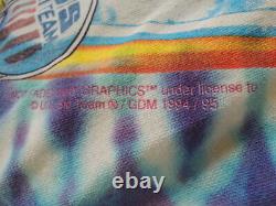 Vintage Grateful Dead 1994 US Ski Team Tie Dye Tee Shirt Single Stitch Large