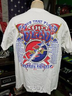 Vintage Grateful Dead 2004 tour DATES concert shirt