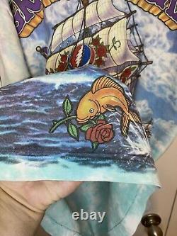 Vintage Grateful Dead 90s Single Stitch Shirt Ship Of Fools 22x29