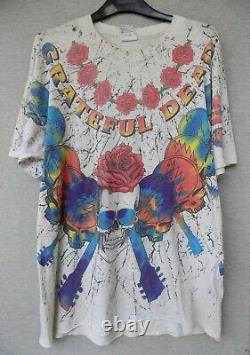 Vintage Grateful Dead All Over Print Under License To Brockum 90s T-Shirt