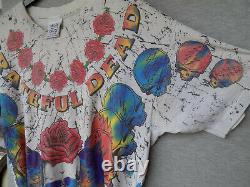Vintage Grateful Dead All Over Print Under License To Brockum 90s T-Shirt