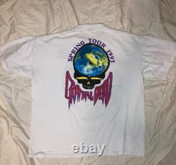 Vintage Grateful Dead Animals Brockum Spring Tour 1993 Concert T Shirt XL