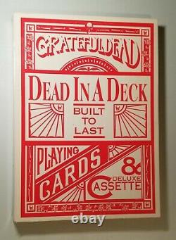 Vintage Grateful Dead Built to Last 1989 Cassette Box Set Dead in a Deck W Cards