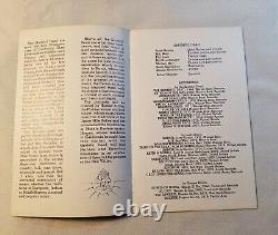 Vintage Grateful Dead Egypt Sept 14-16 1978 Show Program Jerry Garcia Bob Weir