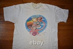 Vintage Grateful Dead Europe'72 Ice Cream Kid t-shirt signed Stanley Mouse 70s