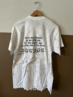 Vintage Grateful Dead Jerry Garcia Dr Seuss Shirt Rare Large