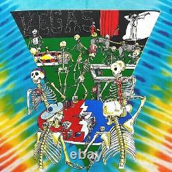 Vintage Grateful Dead Las Vegas T Shirt 1992 Tie Dye Steal Your Face Mens Sz XL