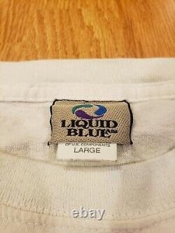 Vintage Grateful Dead Liquid Blue Pinkerton T Shirt Chicago Soldier Field 1992
