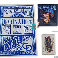 Vintage Grateful Dead Playing Cards & CD 1989 DEAD IN A DECK Boxed Set