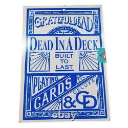 Vintage Grateful Dead Playing Cards & CD 1989 DEAD IN A DECK Boxed Set