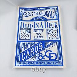 Vintage Grateful Dead Playing Cards & CD 1989 DEAD IN A DECK Boxed Set