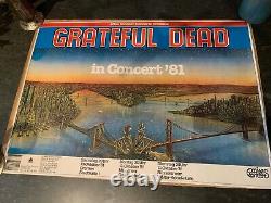 Vintage Grateful Dead Poster 1981 West Germany