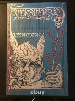Vintage Grateful Dead Poster Bill Graham Poster Fillmore West 1968 # 144 conklin