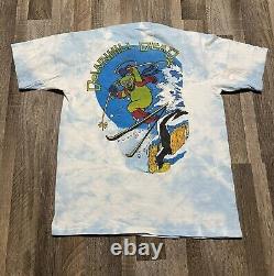 Vintage Grateful Dead Shirt 1992 Downhill Dead Skiing Shirt RARE HTF SZ L