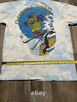 Vintage Grateful Dead Shirt 1992 Downhill Dead Skiing Shirt RARE HTF SZ L