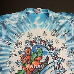 Vintage Grateful Dead Shirt L Liquid Blue David Opie Snowboard Graphic Tie Dye