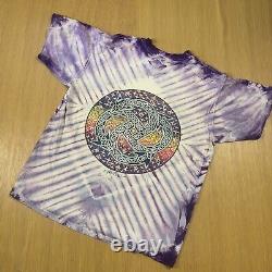 Vintage Grateful Dead Shirt Phil Brown Front and Back Image Tie Dye 1988 XL