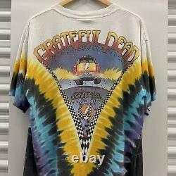 Vintage Grateful Dead Shirt T Shirt 1990 New York City Taxi Rose NYC Size XL