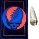 Vintage Grateful Dead Skull Steal Your Face Blacklight 22x34 Poster NEW OPEN