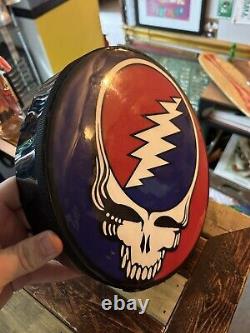 Vintage Grateful Dead Skull Steal Your Face Drum Remo Drum 80s Vintage Dead Head