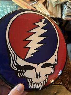 Vintage Grateful Dead Skull Steal Your Face Drum Remo Drum 80s Vintage Dead Head