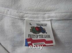 Vintage Grateful Dead Spring Tour 1991 Tie Dye Bear T-Shirt Large Single Stitch