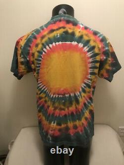 Vintage Grateful Dead Steal Your Face Tie Dye Shirt Mens size XL Made in USA