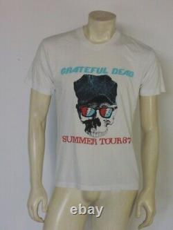 Vintage Grateful Dead Summer 1987 Tour Shirt Eugene Oakland Anaheim Size Large