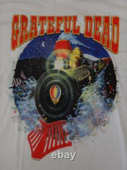 Vintage Grateful Dead Summer 1995 Tour Tee Shirt Train Locomotive Size XL