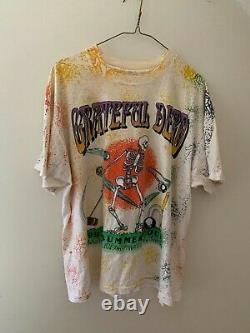 Vintage Grateful Dead Summer Tour 1992 Croquet Skeleton T-Shirt XXXL