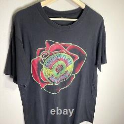 Vintage Grateful Dead T Shirt 1990 American Beauty 20th GD XXV 25th GDM Medium