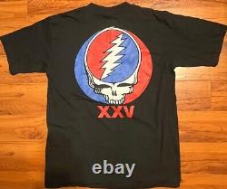 Vintage Grateful Dead T Shirt 1990 American Beauty 20th GD XXV 25th GDM Size XL