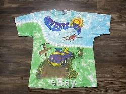Vintage Grateful Dead T-Shirt 1992 Spring Tour Dancing Bears Tie Dye Tagged XL