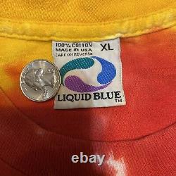 Vintage Grateful Dead T Shirt 1996 Lithuania XL Liquid Blue Grail