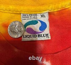 Vintage Grateful Dead T Shirt 1996 Lithuania XL Liquid Blue Grail